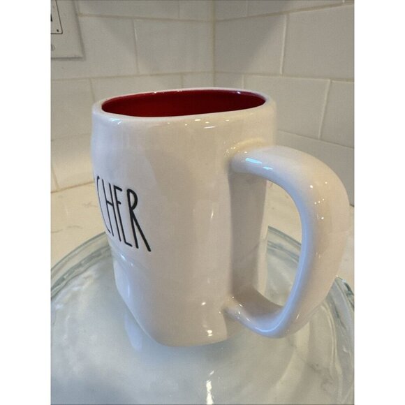 Rae Dunn TEACHER Artisan Collection Coffee Mug by Magenta Ivory - Picture 3 of 9